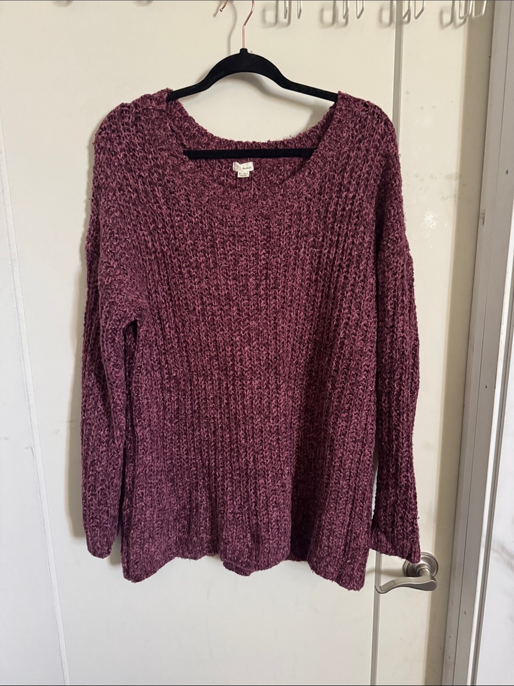 Garage Scoop Neck Sweater M